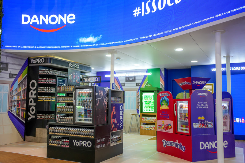 Danone yopro ativação supermercado