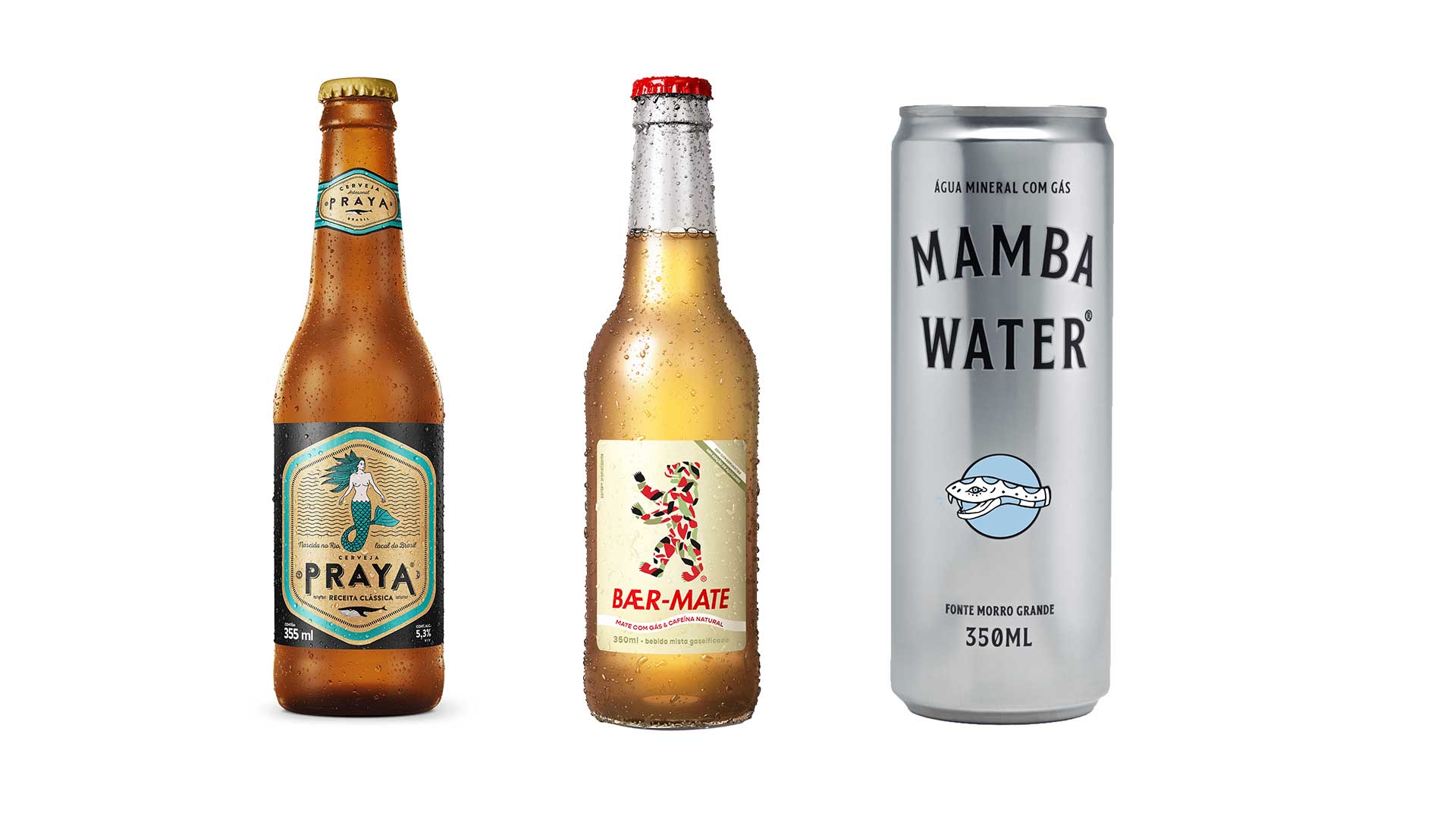 Marcas da Better Drinks, sócia do Grupo HEINEKEN