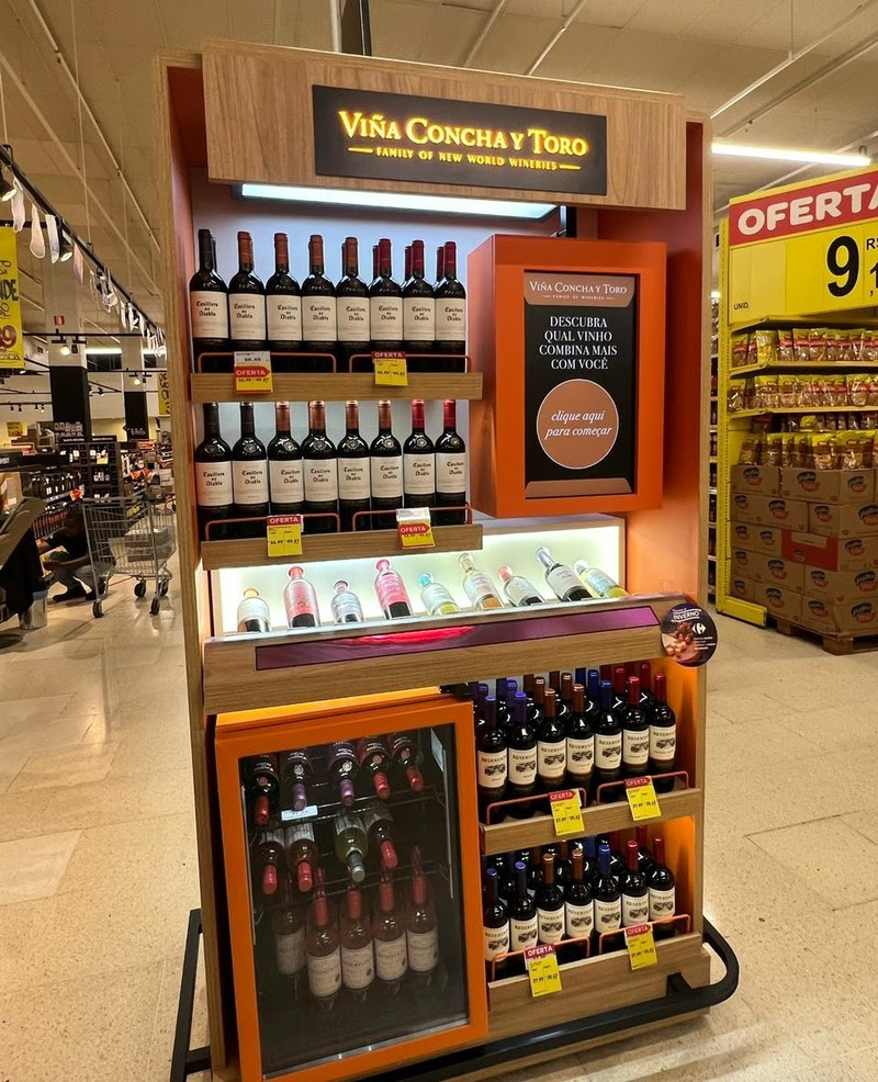Gerenciamento por categorias de vinhos no Carrefour