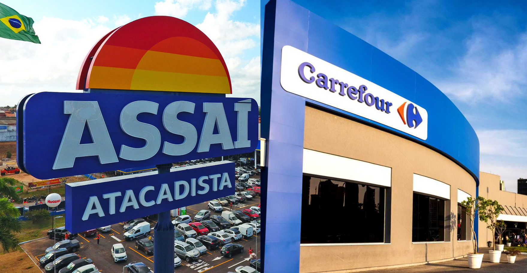 Assaí e Carrefour