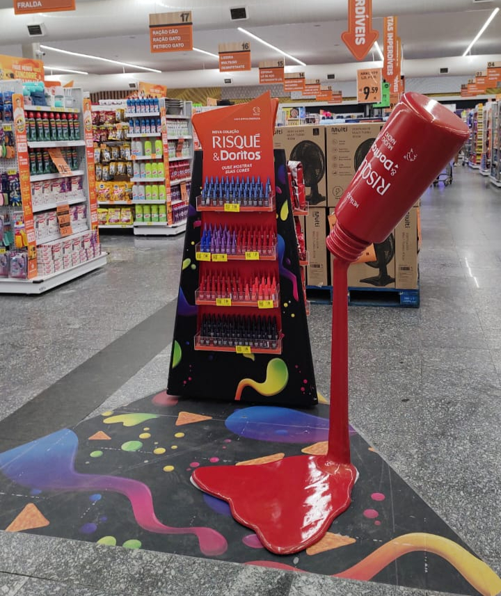 Ação da Coty com a marca Risqué