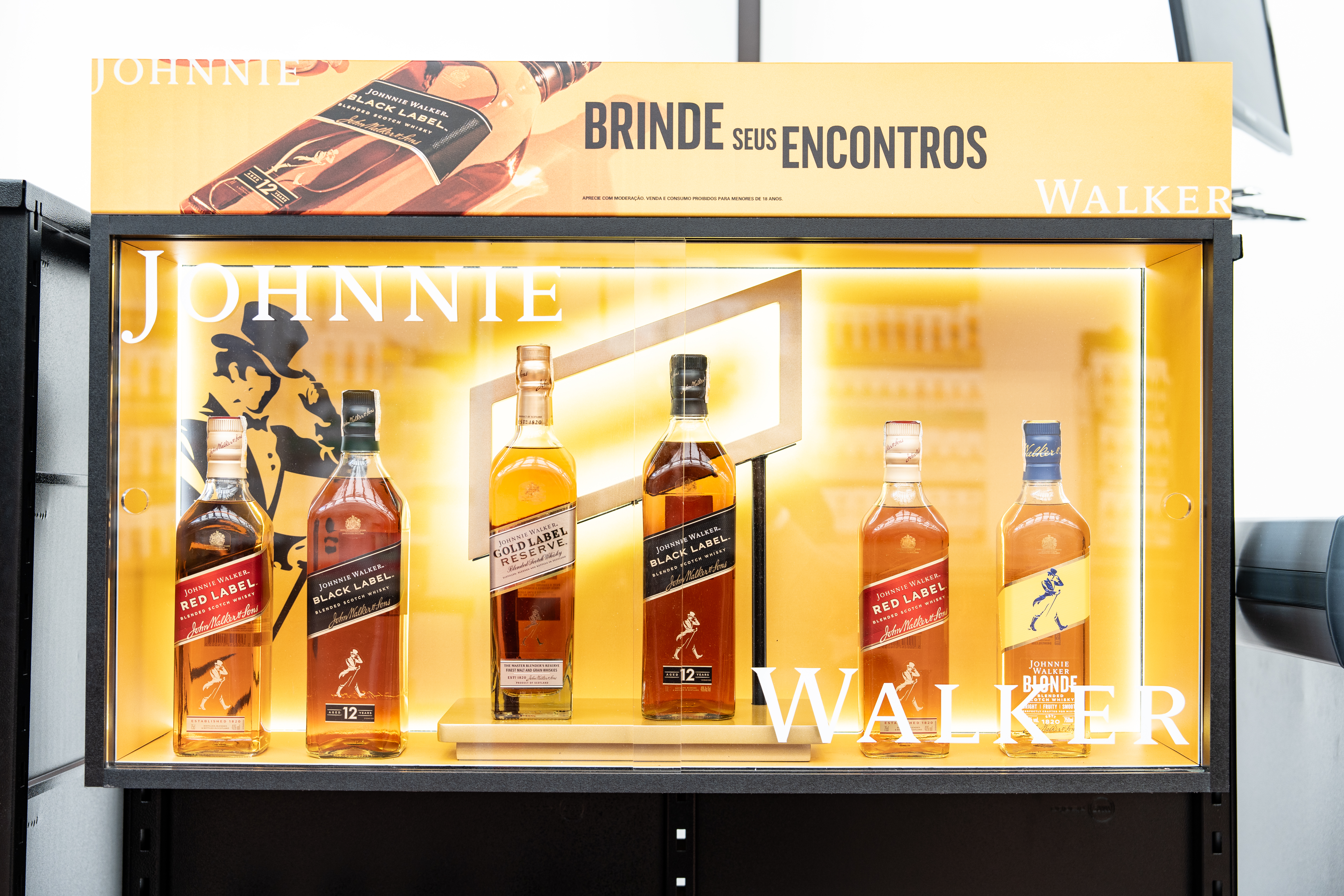 Ativação do uísque Johnnie Walker