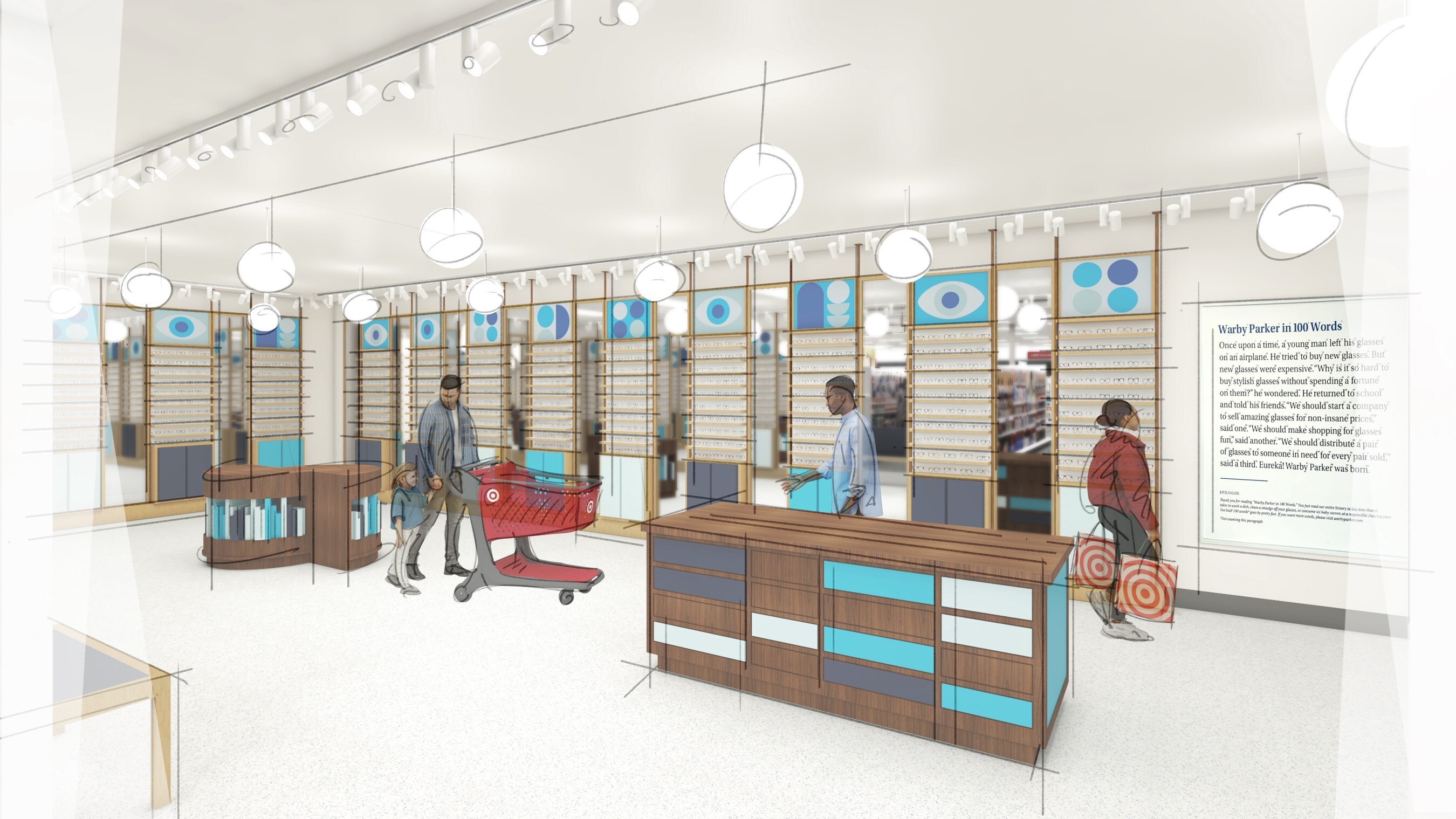 Projeto de parceria entre Target e Warby Parker