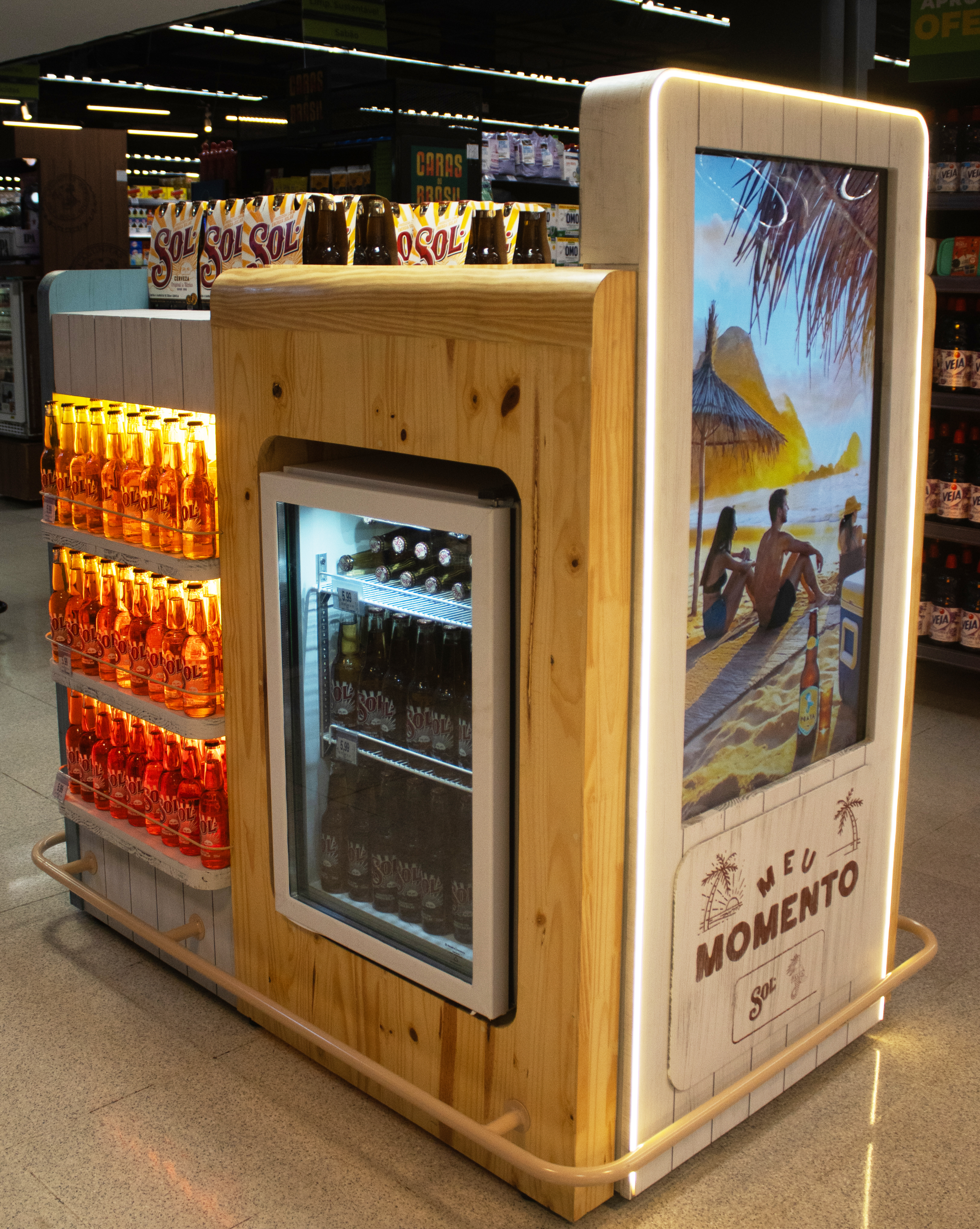 Ativação cervejas Sol e Praya