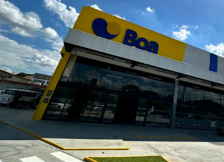 Fachada nova loja Boa Supermercados