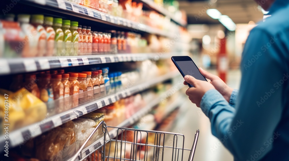 supermercado online adobe stock