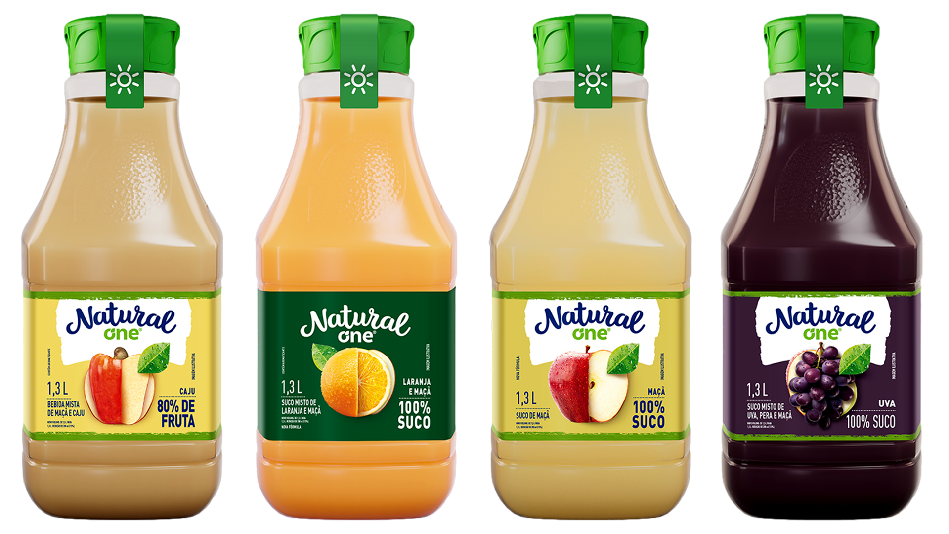 Novas embalagens da Natural One