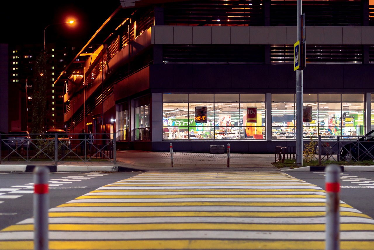 Fachada de supermercado