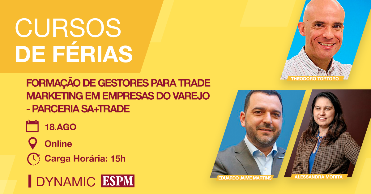 ESPM e SA+Trade curso de formação em gestão de trade marketing para o varejo