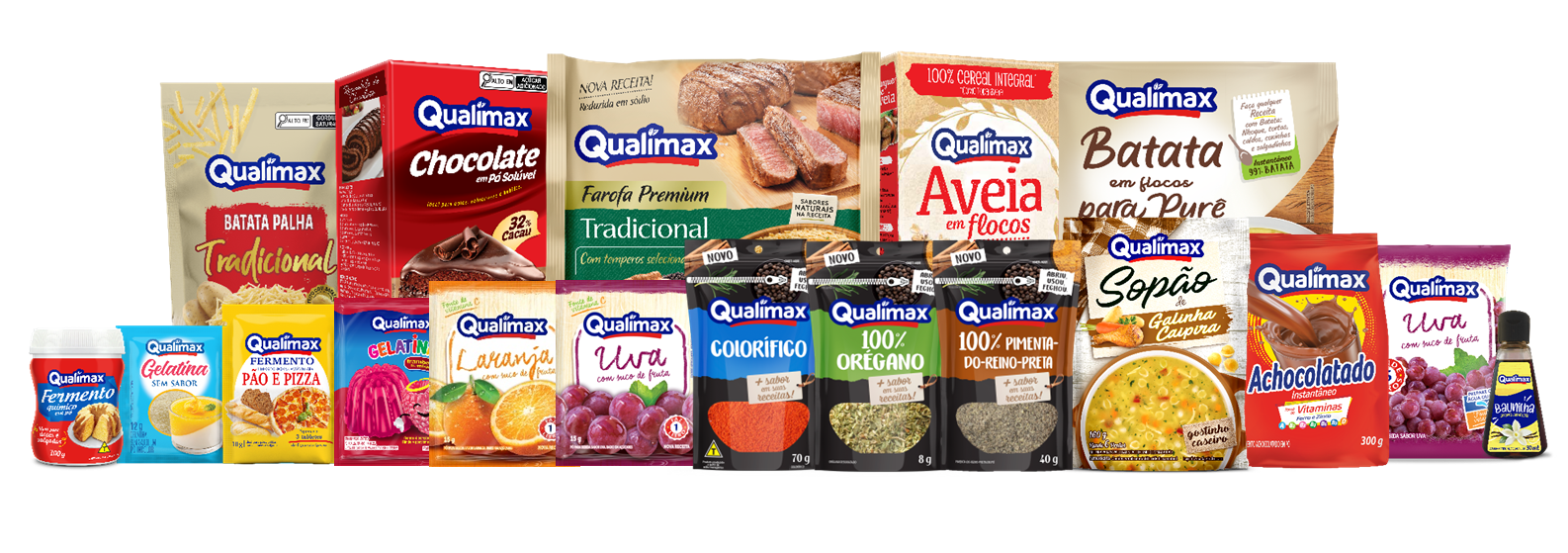 Linha de produtos Qualimax