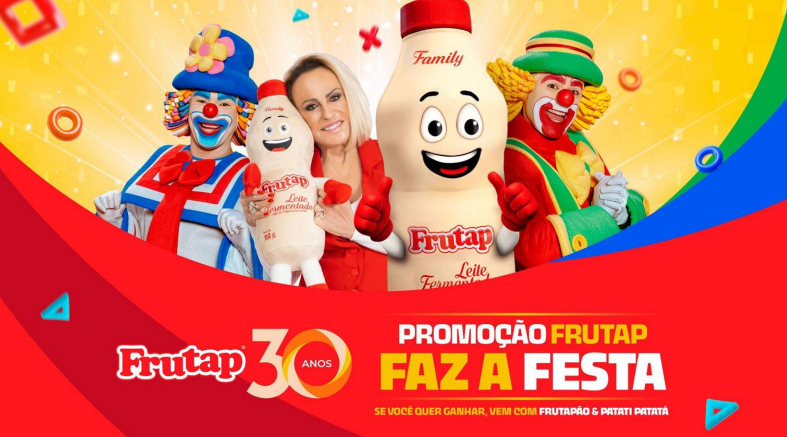 KV da promoção Frutap faz a Festa