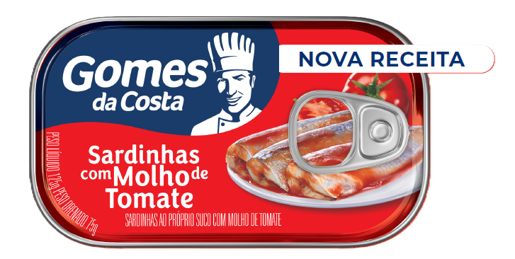 Sardinha em Molho de Tomate Gomes da Costa com nova receita