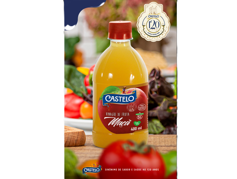 Vinagre de maçã Castelo
