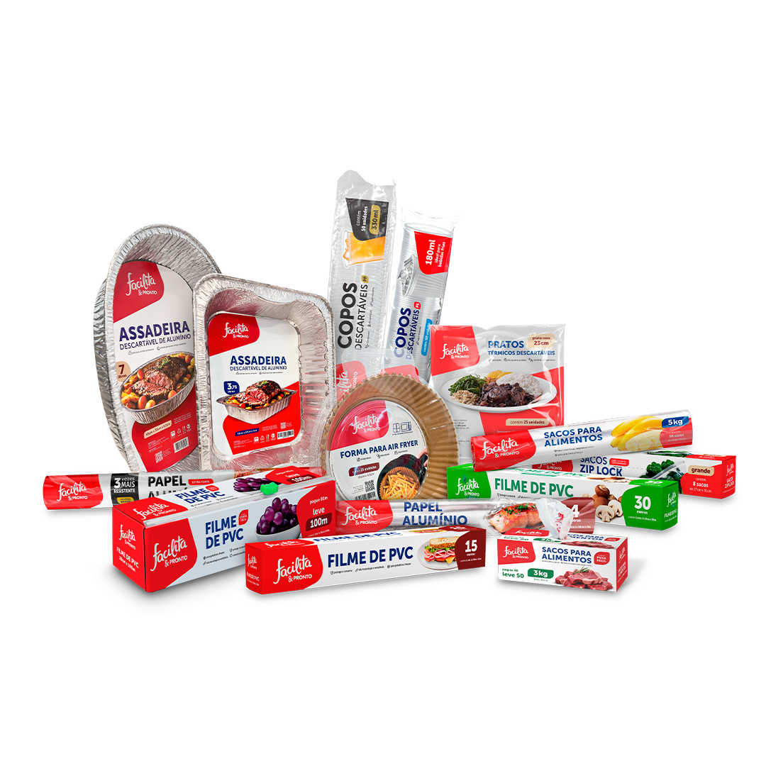 Principais itens do portfólio Facilita&Pronto