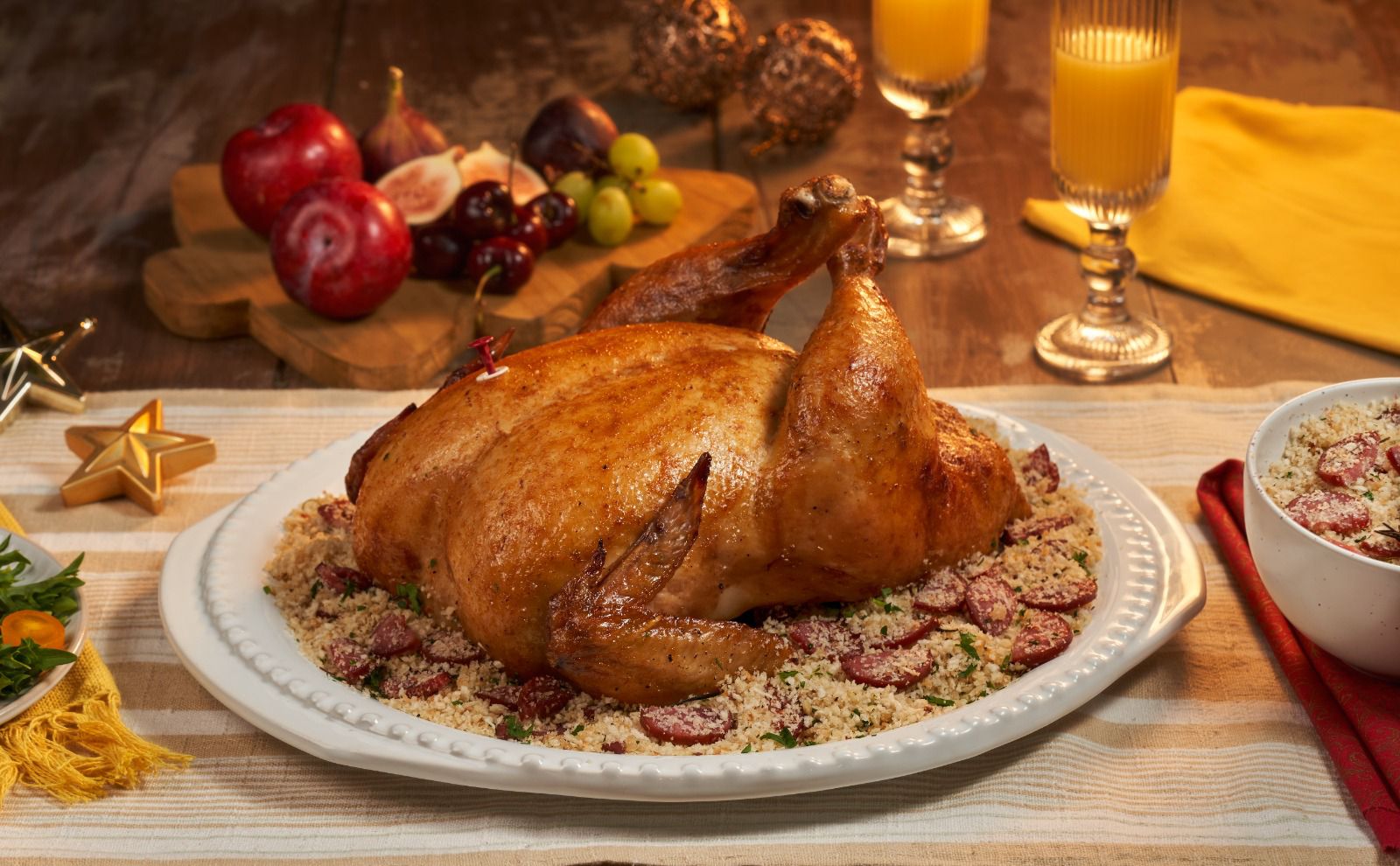 Supreme Sadia Recheado com Farofa de Calabresa em Meia Lua