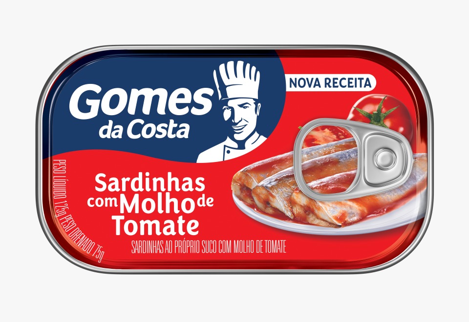 Sardinha em Molho de Tomate Gomes da Costa com nova receita