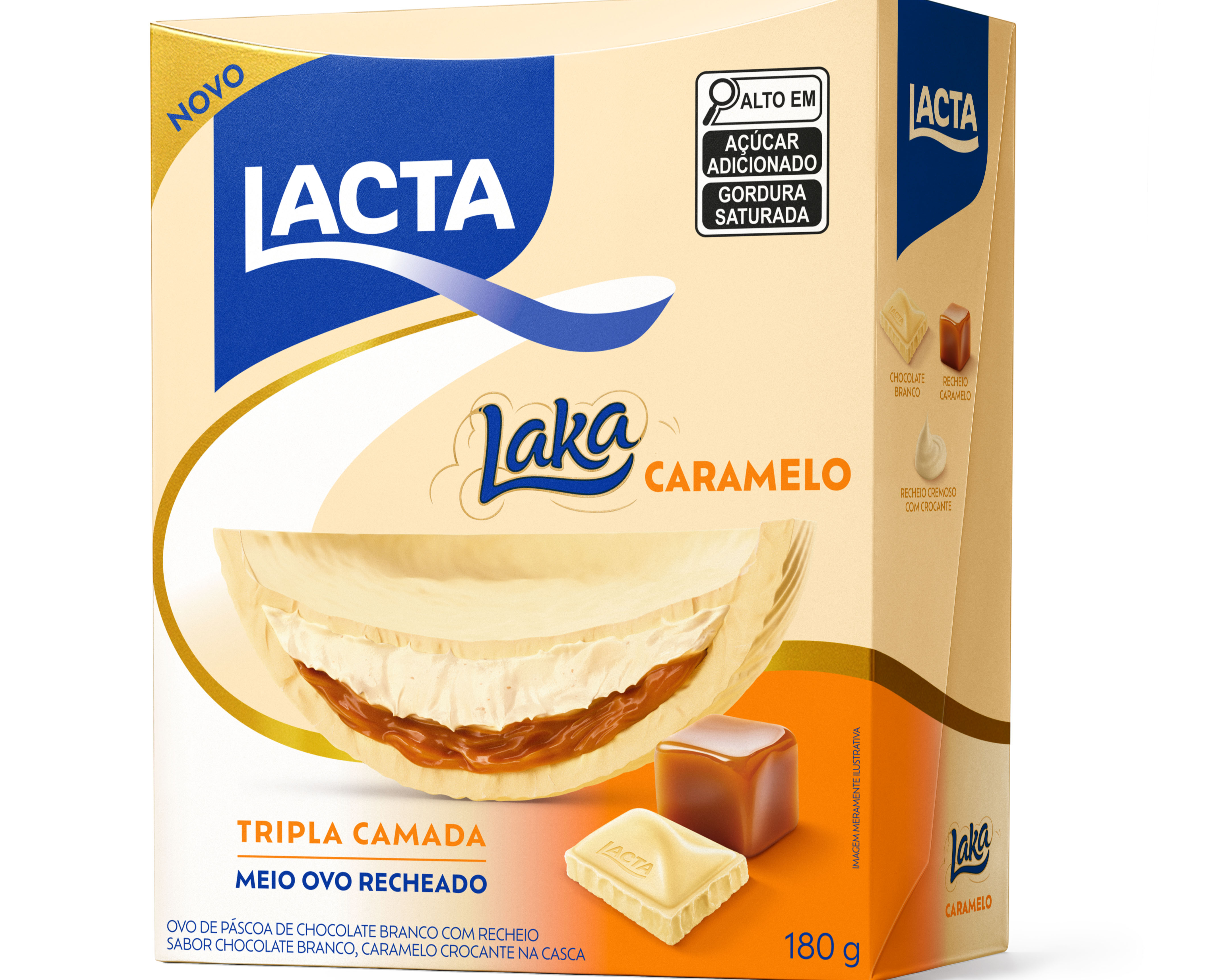Ovo de Páscoa sabor caramelo