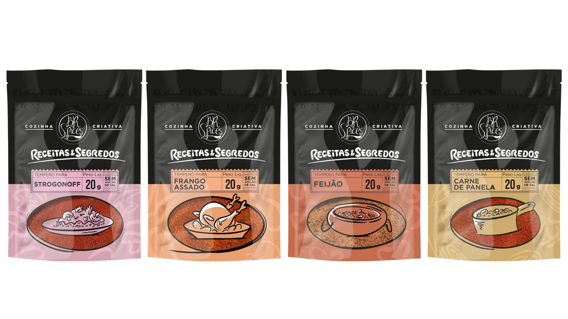 Linha Receitas & Segredos da BR Spices