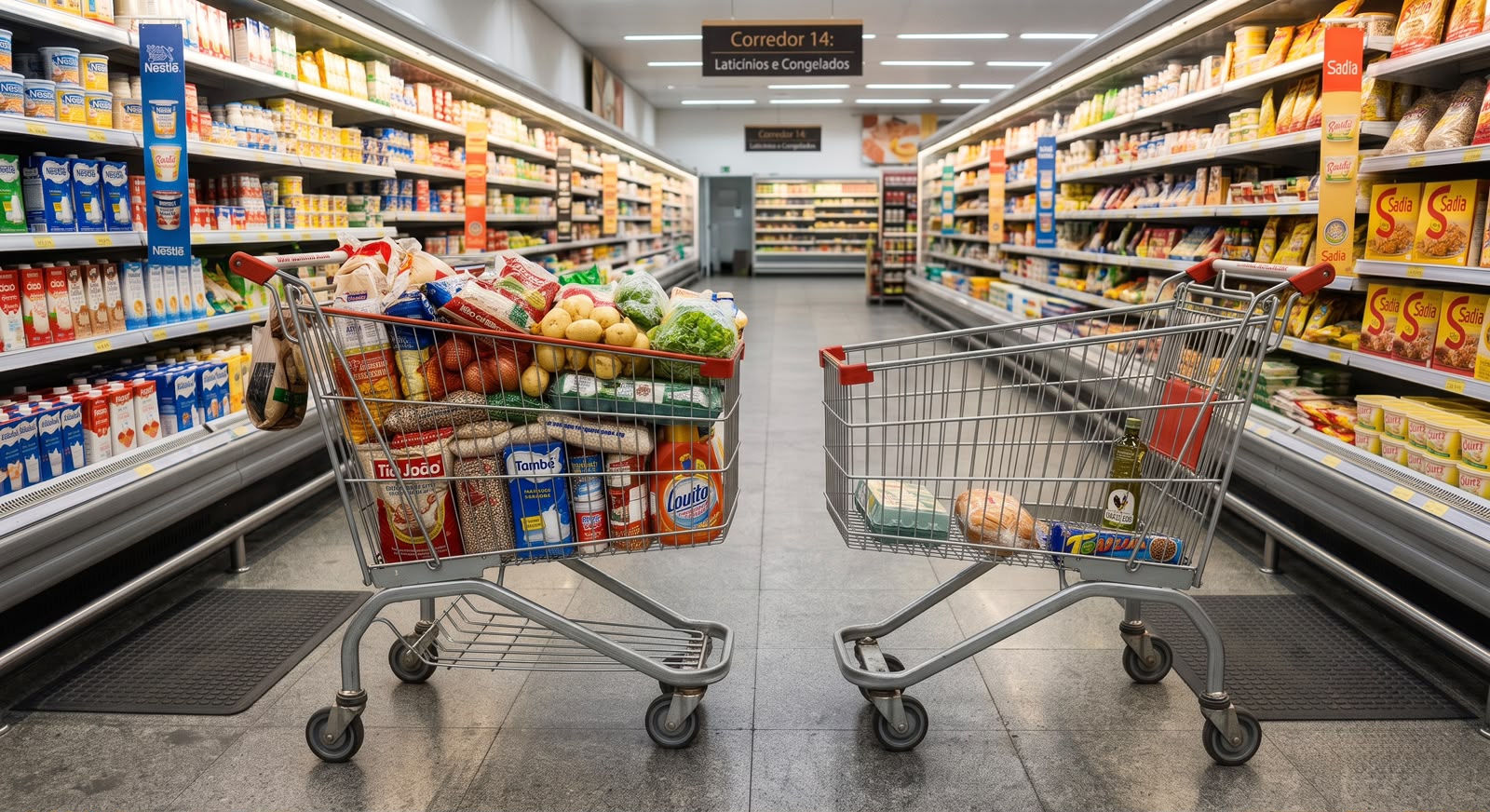 Carrinhos de supermercados