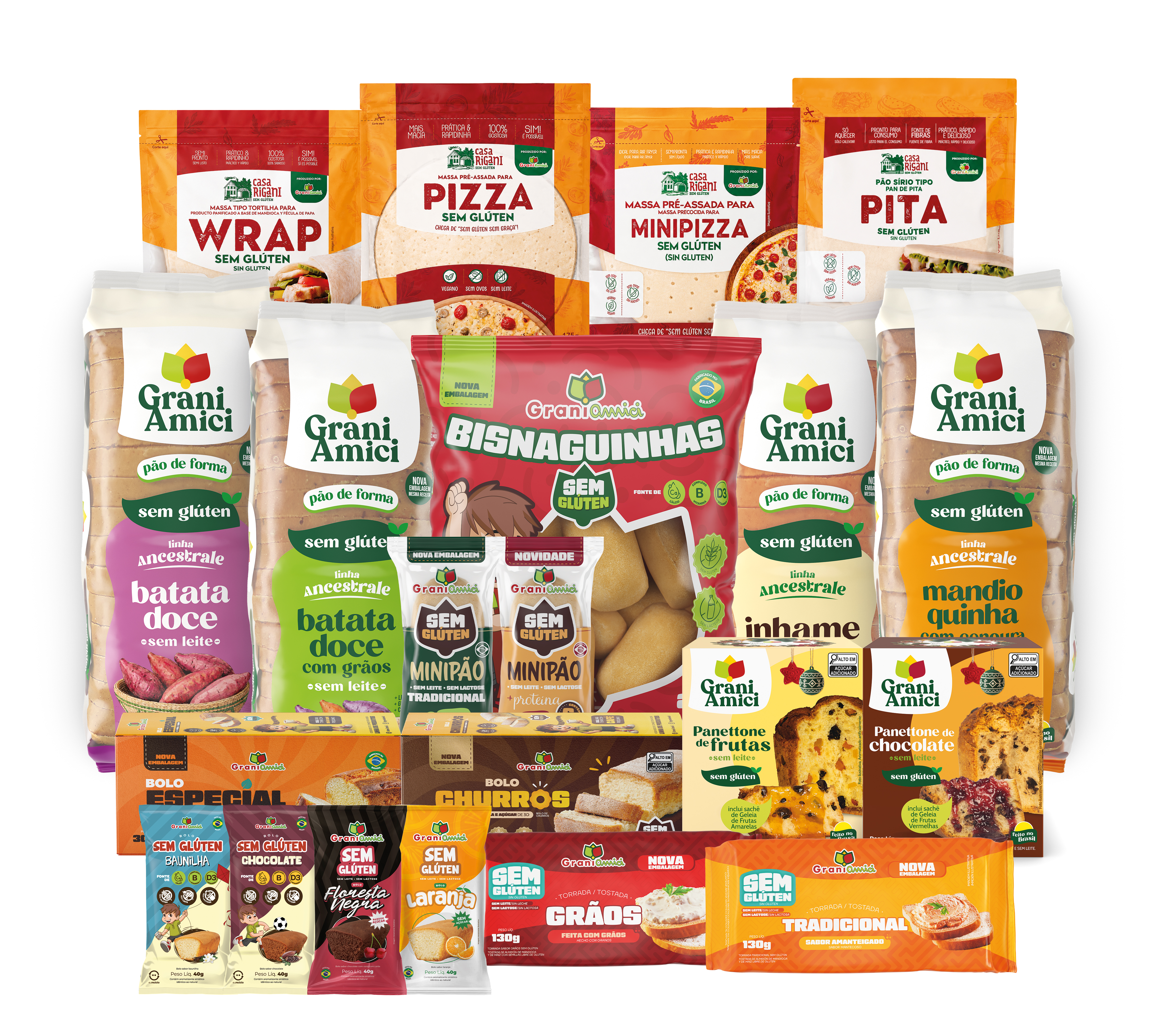 Portfólio de Produtos da Grani Amici