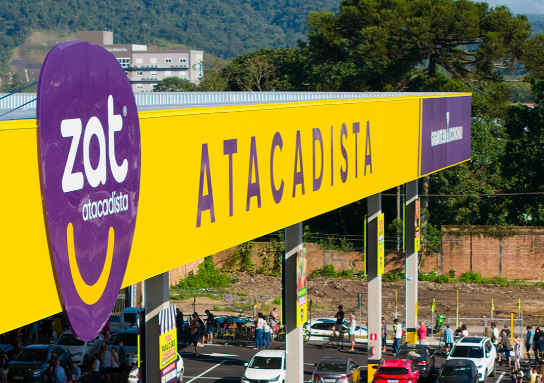 Fachada do Zat Atacadista