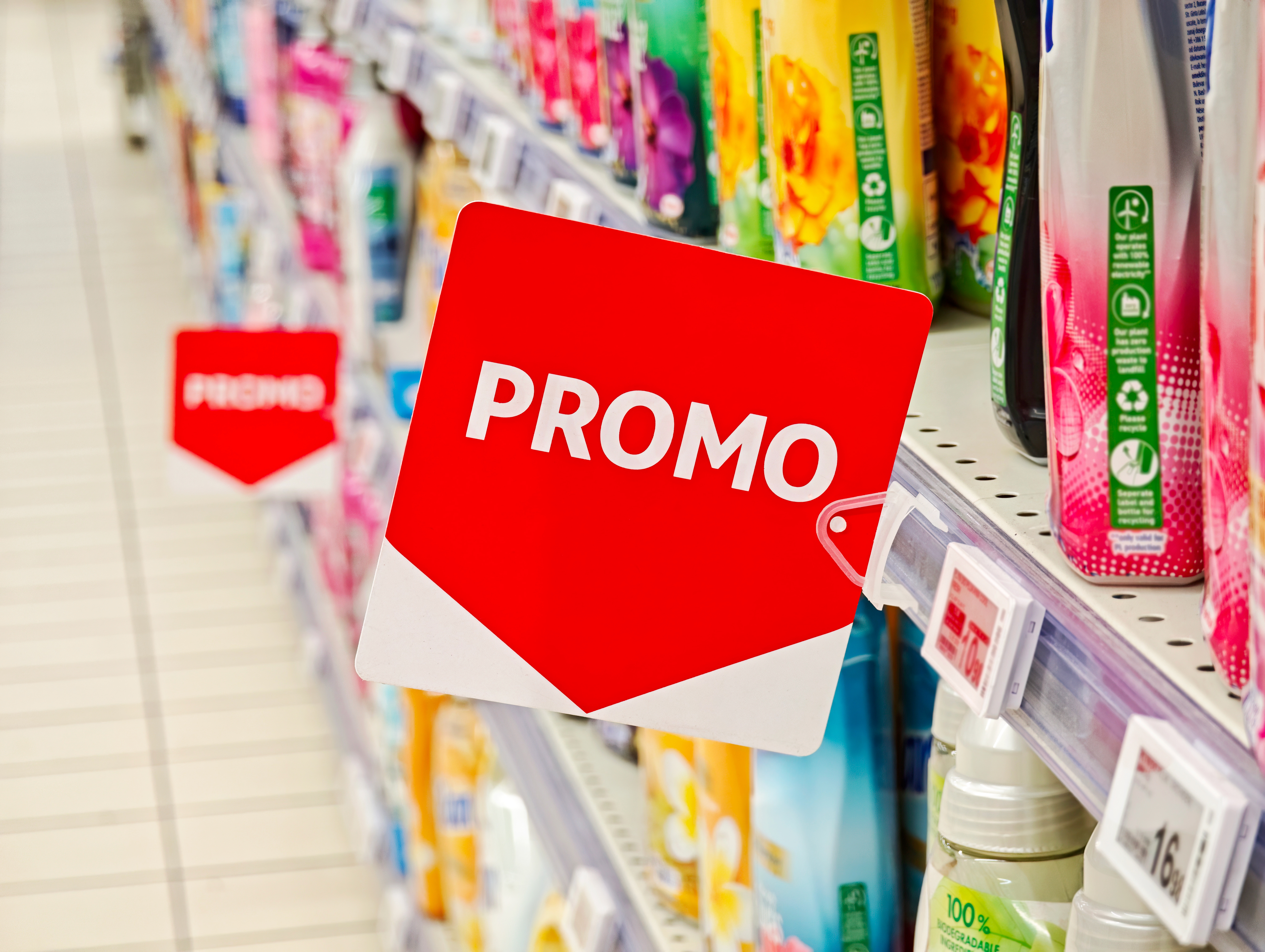 Promoção em supermercado