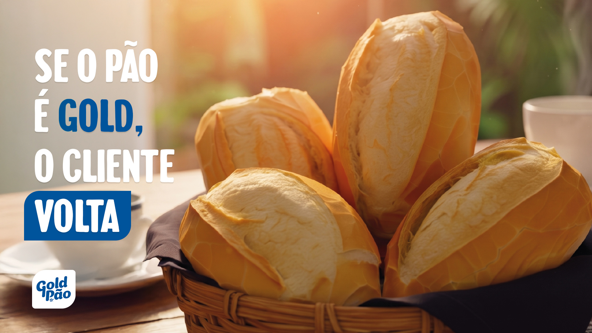Pão francês da Gold Pão