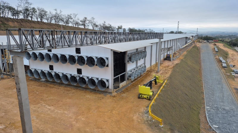Unidade da Mantiqueira em Lorena (SP), em obras de ampliação