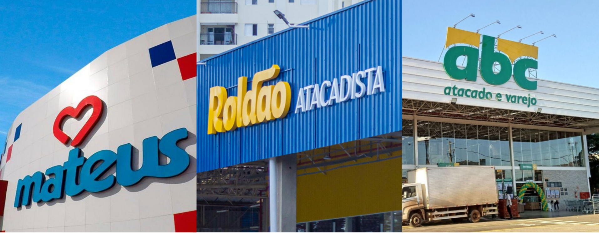 Fachadas do Grupo Mateus, Roldão e Grupo ABC
