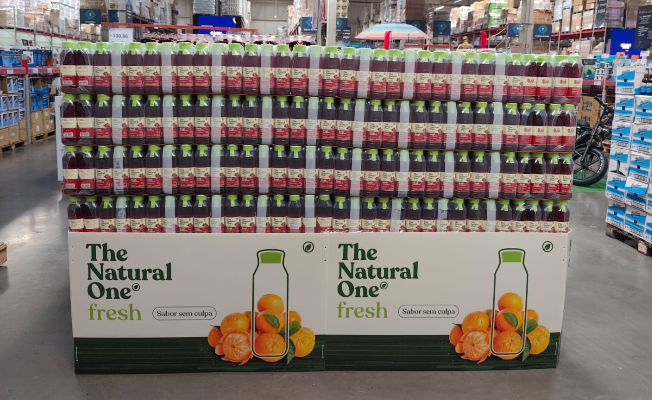 Exposição em ponto extra da linha The Natural One Fresh