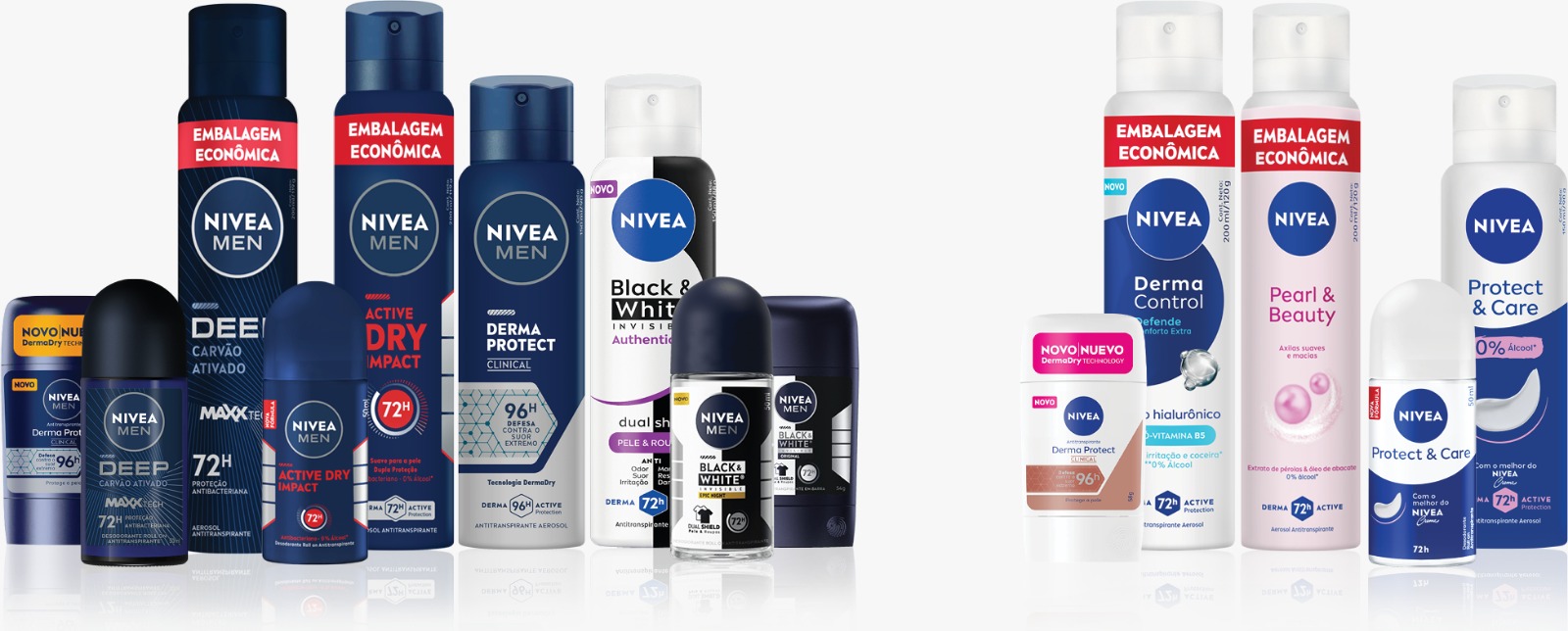NIVEA trabalha com linha completa na categoria de desodorantes