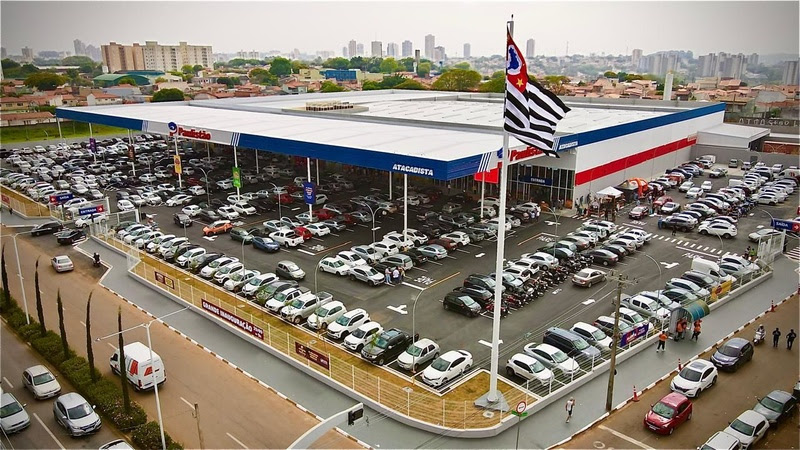 Fachada do Paulistão Atacadista