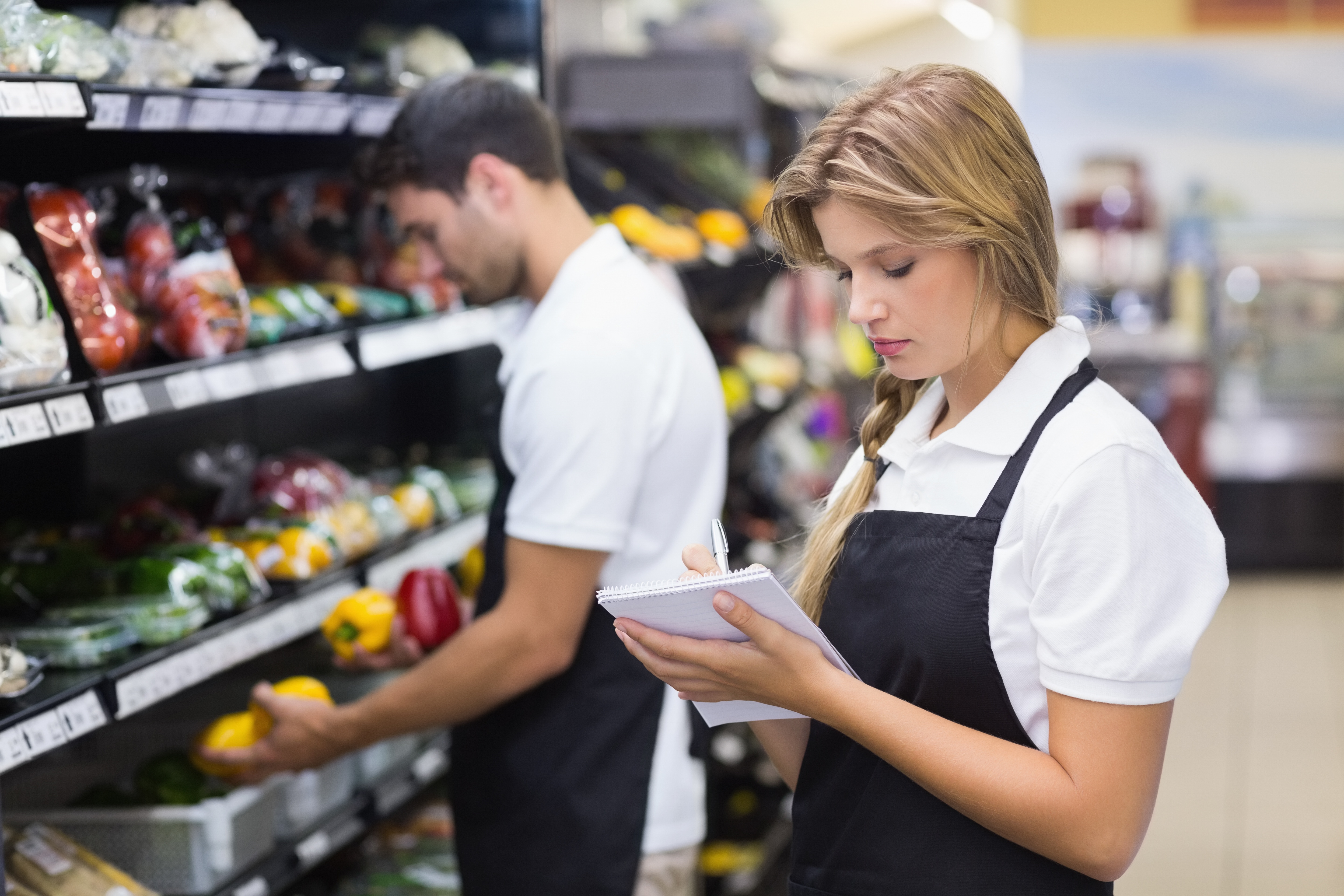 Colaboradores de supermercado