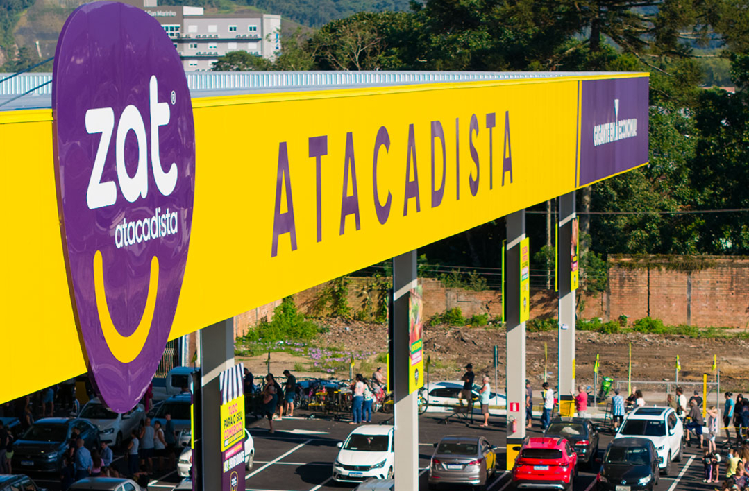 Fachada do Zat Atacadista