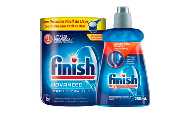 Finish realiza teste de execução em gôndolas e vendas de detergentes para lava-louças crescem 28%